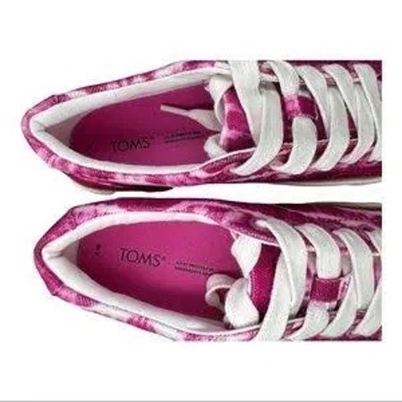 TOMS Sneakers Alex Women - Fuchsia Rose Batik Canvas 5.5 - Picture 4 of 5
